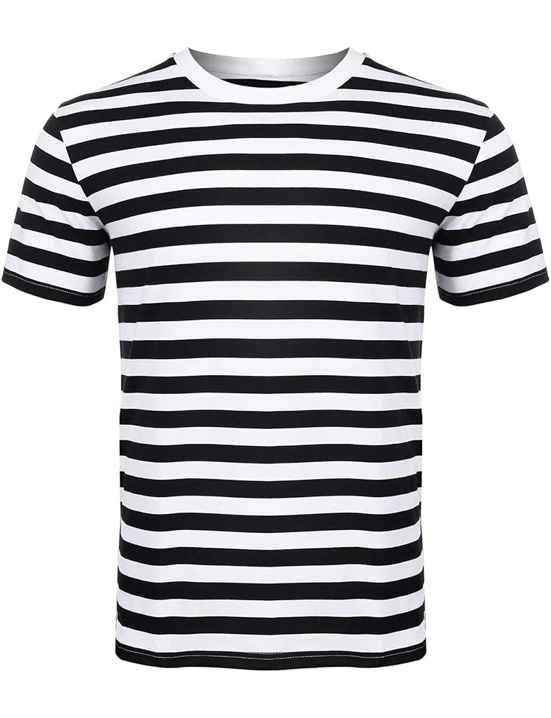 black and white stripe t-shirt