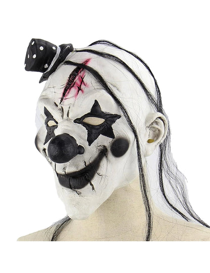 Unisex Halloween Scary Evil Joker Latex Full Head Clown Masks