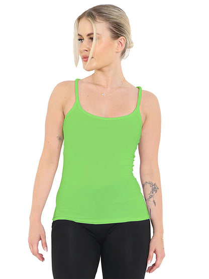 Women's Microfibre Vest Top green