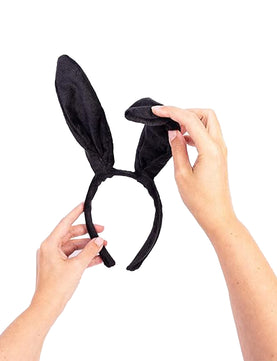 Bunny Rabbit Ears Aliceband black