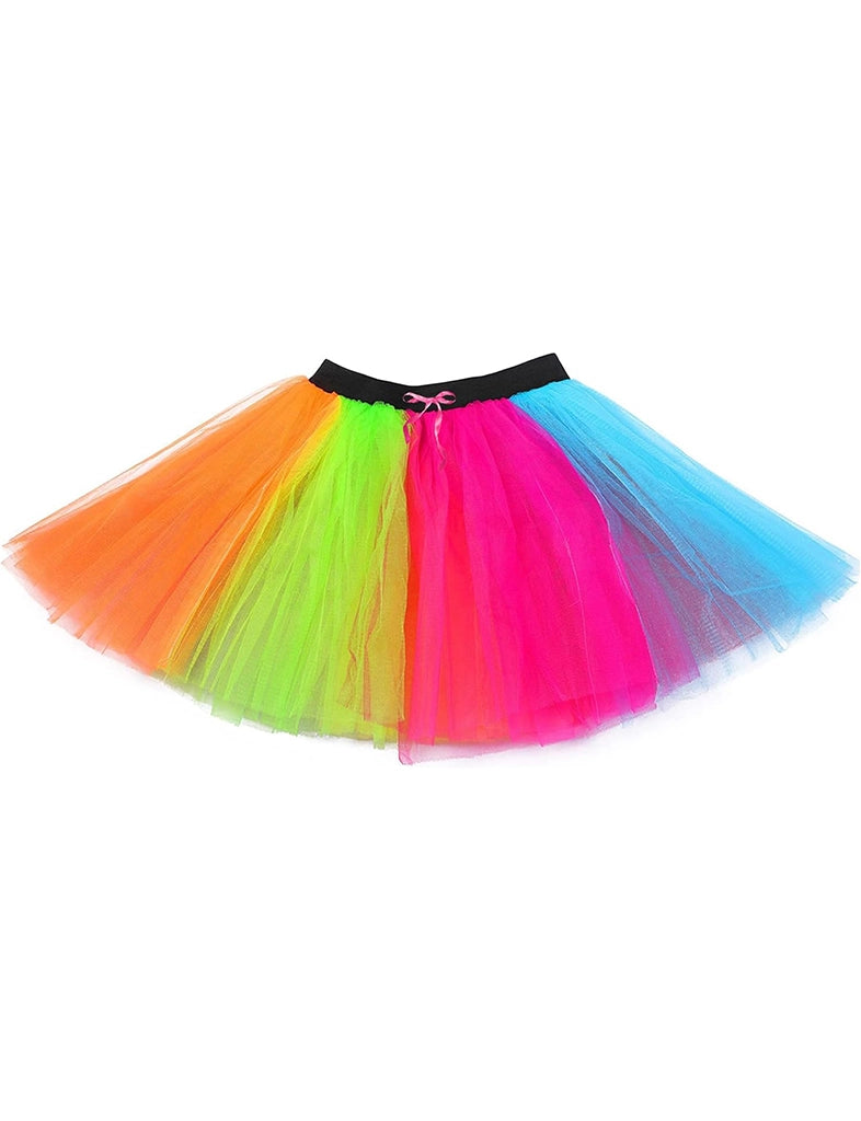 Coloured 3 Layer Skirt 