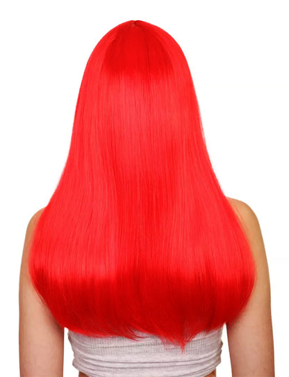 Red Long Bob Wig