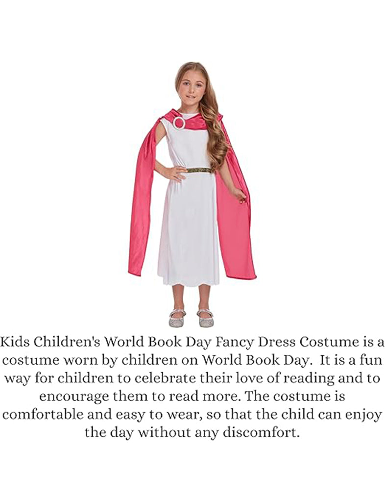 Little Girl Book Day Goddess costume