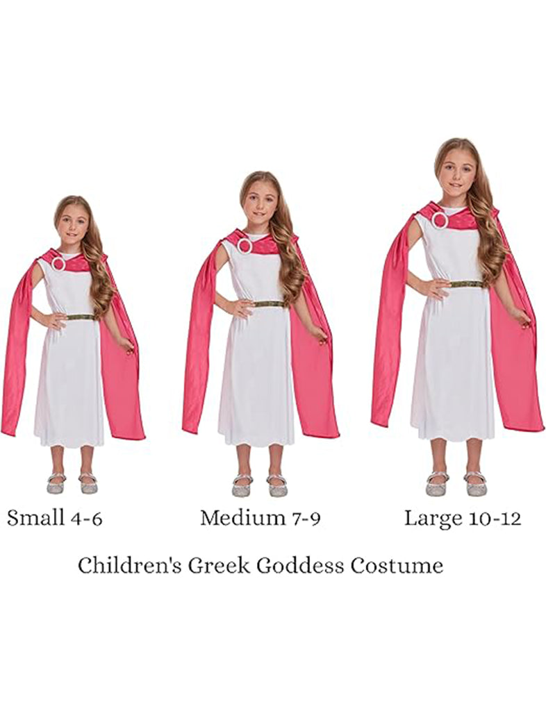 Little Girl Book Day Goddess costume