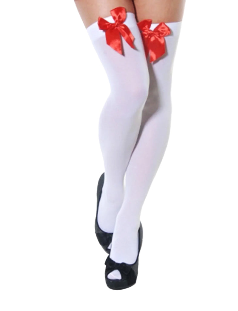 Women's Overknee Stockings With Bow