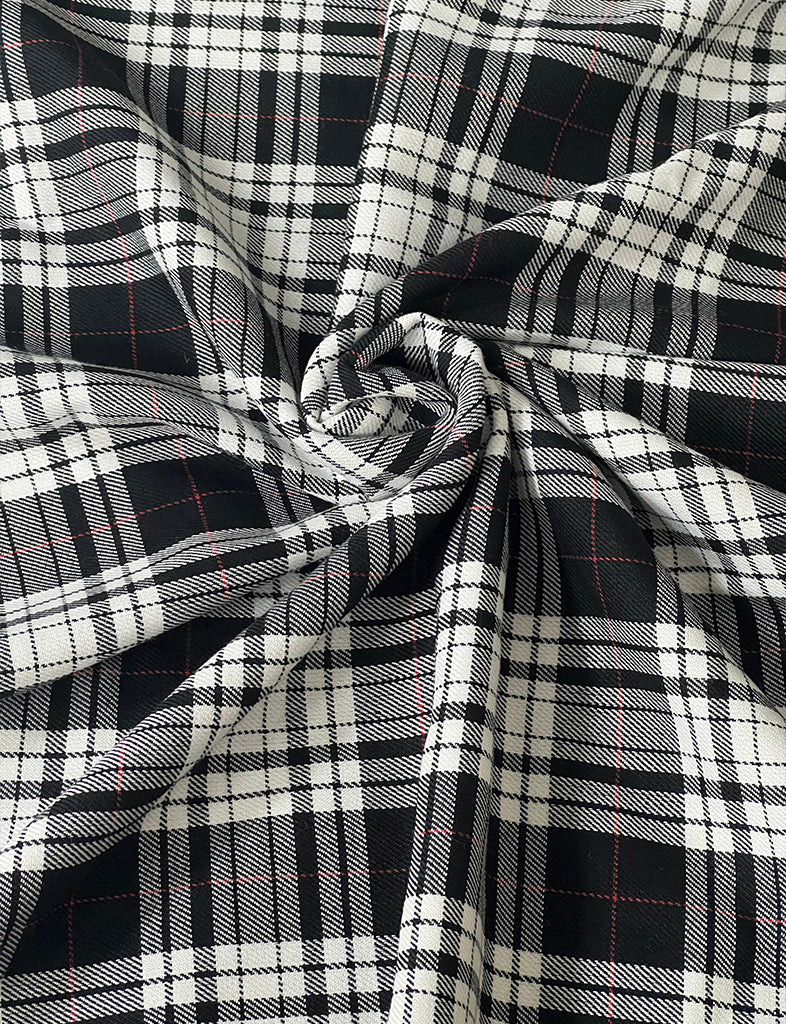 Tartan Open Fabric: Perfect for Decoration, Kilts, Skirts, and Bridal Wear