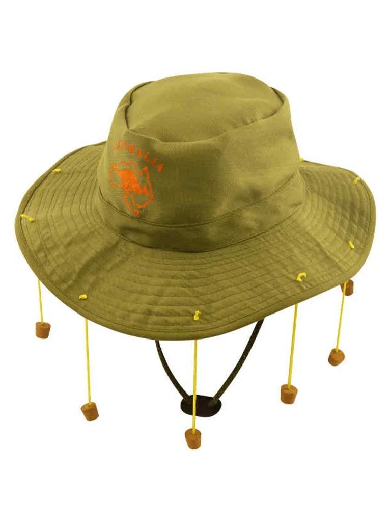 Adult Australian Hat W/10 Strung Corks