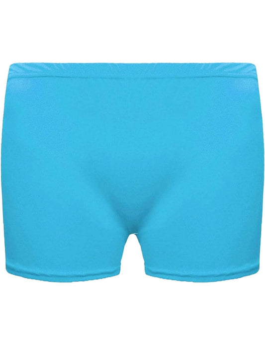 women Microfibre Turquoise Hot Pants
