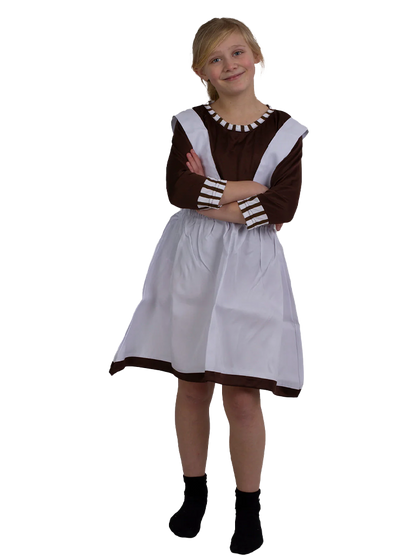 Girl's Factory Worker Costume