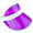 Unisex Poker Visor Hat purple pack 1