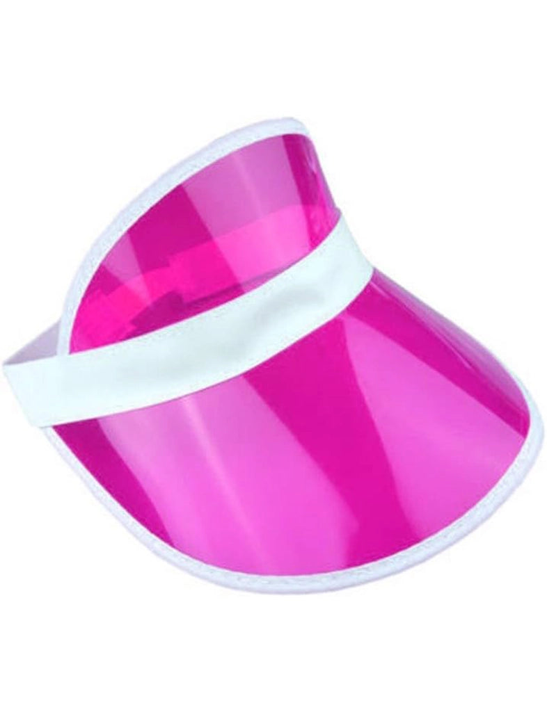 Unisex Poker Visor Hat pink pack 1