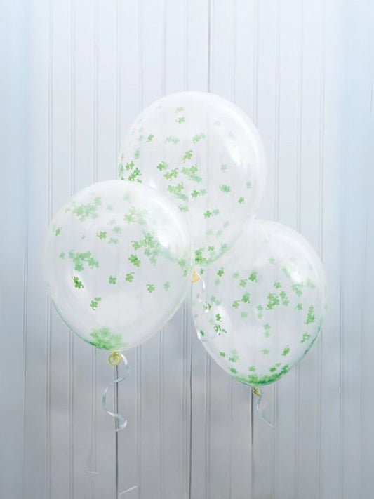 Happy ST Patrick Day Confetti Balloons ( Pack of 5)