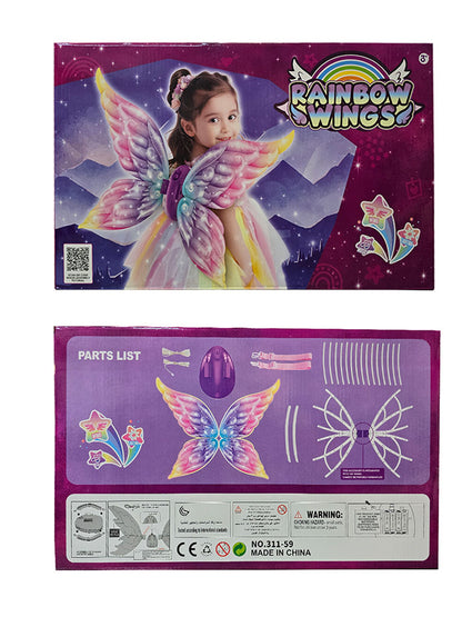 Moving Butterfly Fairy Wings With Music & Light