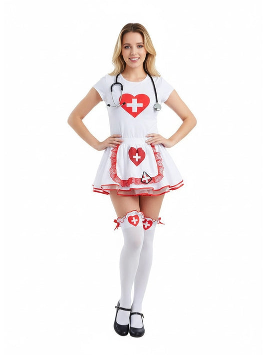 Valentine's Naughty Nurse Costume Set