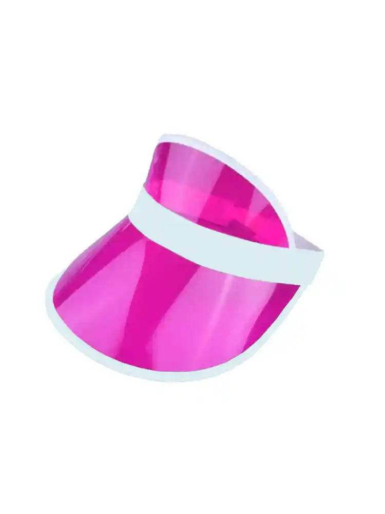 Pink Poker Visor Hat - thefancydress.co.uk