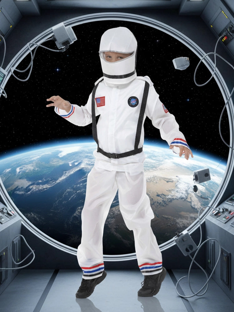 Kid On The Moon Shuttle Commander Astronaut Child's Costume