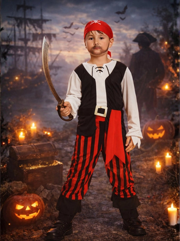 Boys Pirate Costume for Halloween Parties