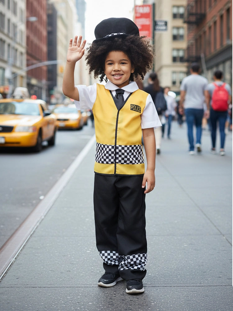 Boys Policeman Dress Up Fancy Dress Police Officer Role Play Set - thefancydress.co.uk