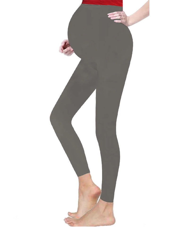 Women Full Length Cotton Maternity Leggings 