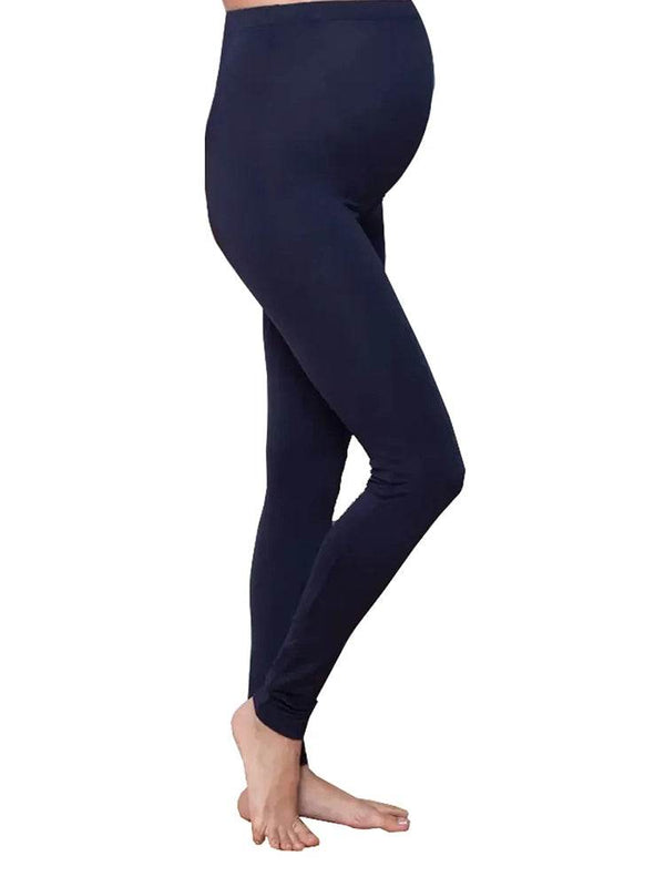 Women Full Length Cotton Maternity Leggings - thefancydress.co.uk