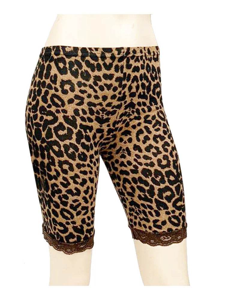 Women Lace Microfibre Cycling Shorts - thefancydress.co.uk