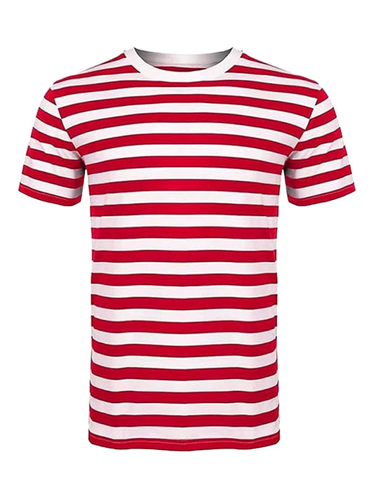 red and white stripe t-shirt