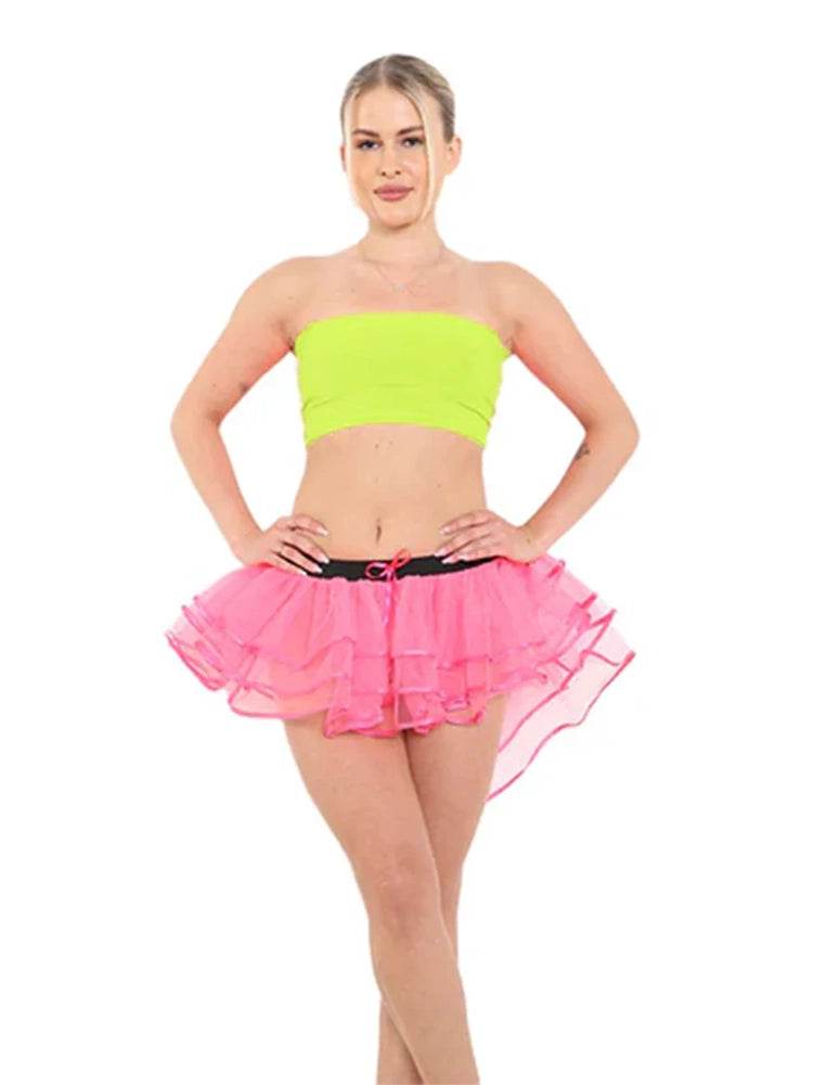 Women's Boob Tube Bandeau Crop Bra Top - thefancydress.co.uk