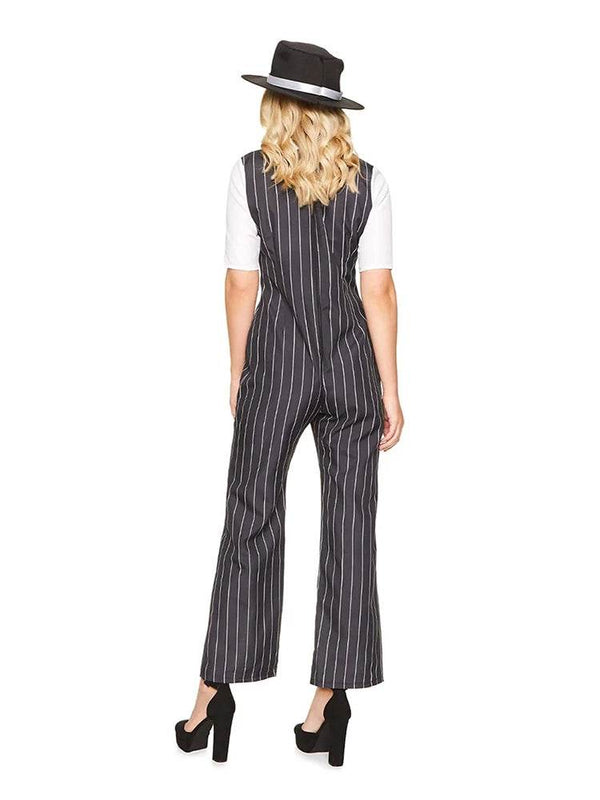 Women's Gangster Mafia Girl Costume - thefancydress.co.uk
