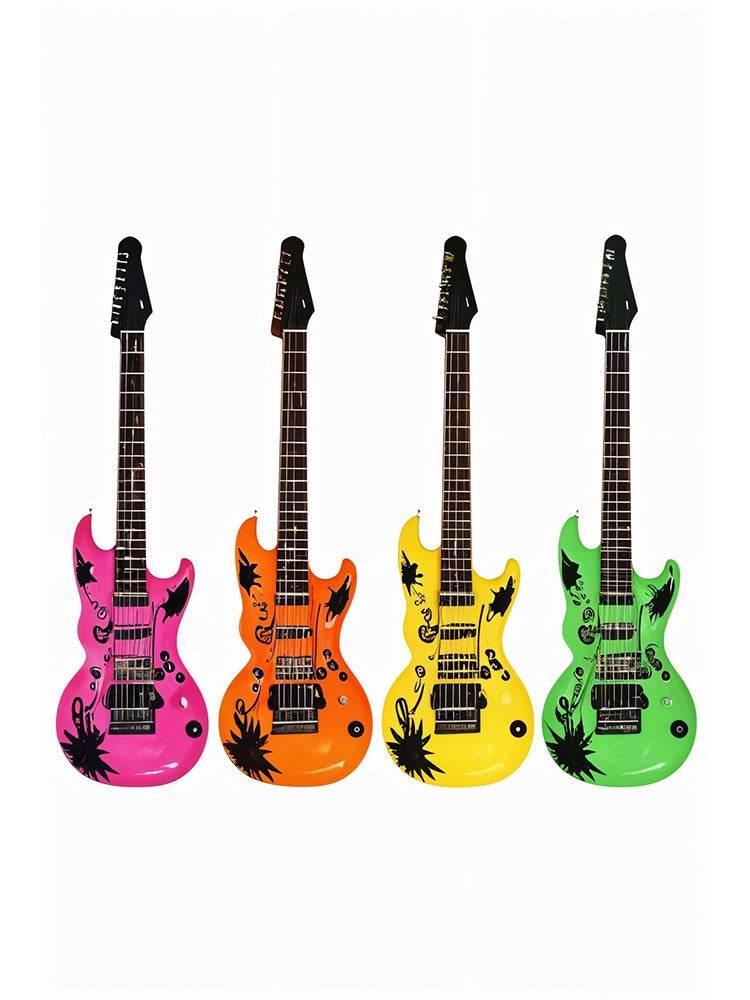 1x Inflatable Guitar (Random Colour) - thefancydress.co.uk