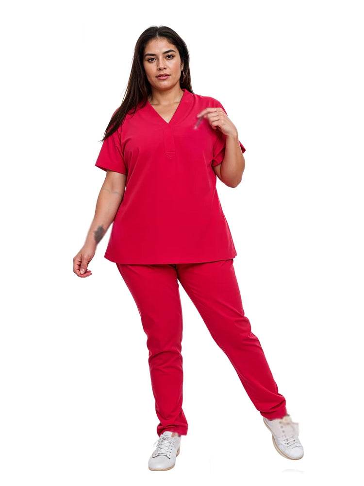 Women's Scrubs With Pockets Plus Size - thefancydress.co.uk