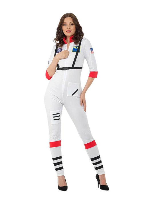 Womens Astronaut Space Suit Dress-up Costume - thefancydress.co.uk