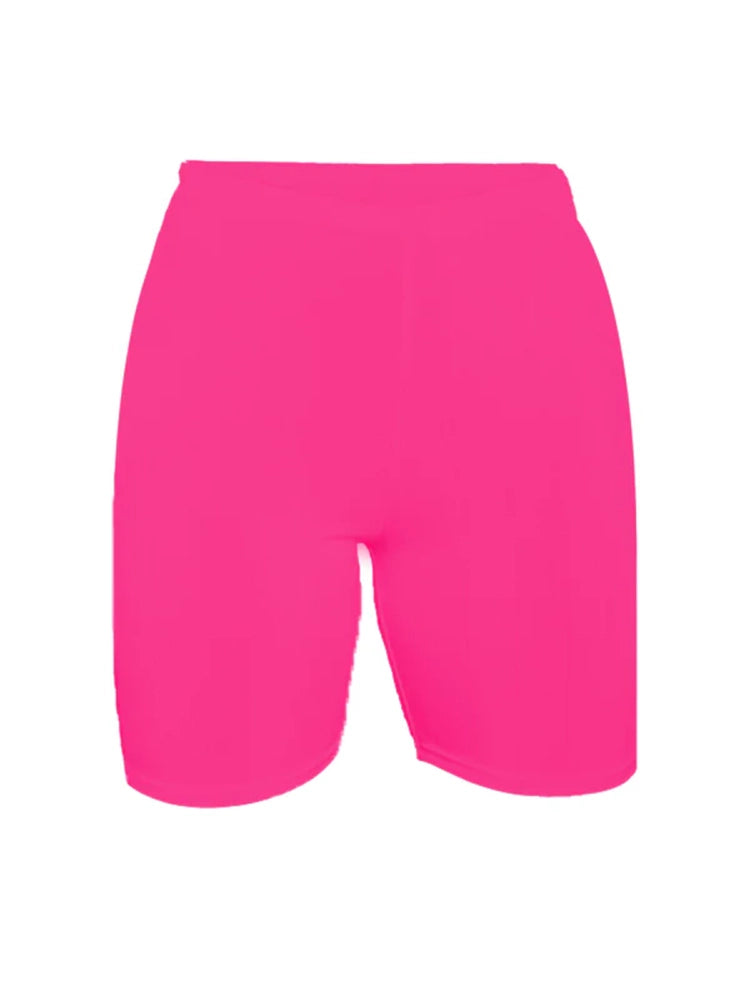 Womens Microfiber Stretch Cycling Shorts