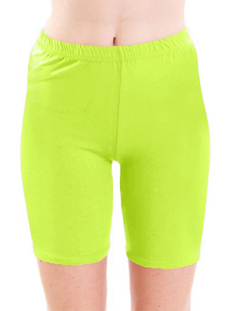 Womens Microfiber Stretch Cycling Shorts