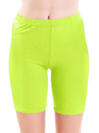 Womens Microfiber Stretch Cycling Shorts