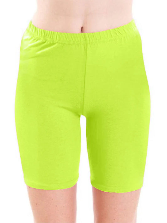 Womens Microfiber Stretch Cycling Shorts