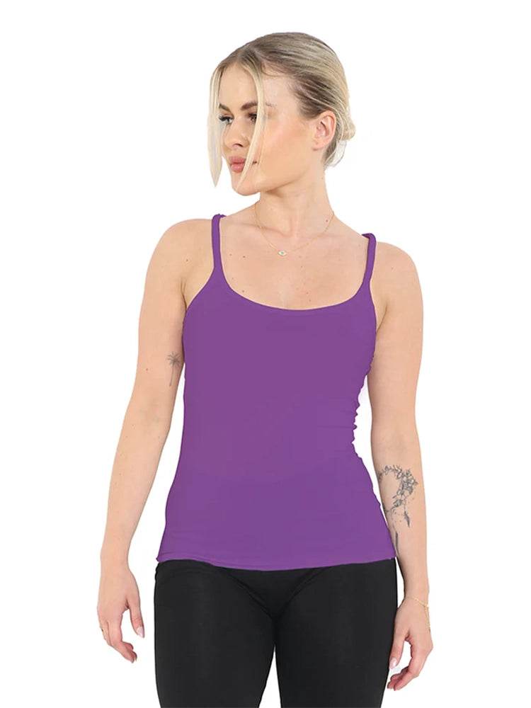 Womens Microfibre Vest Top - thefancydress.co.uk
