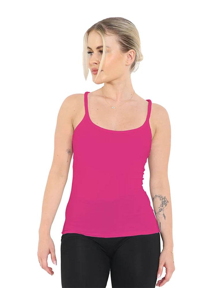 Womens Microfibre Vest Top - thefancydress.co.uk