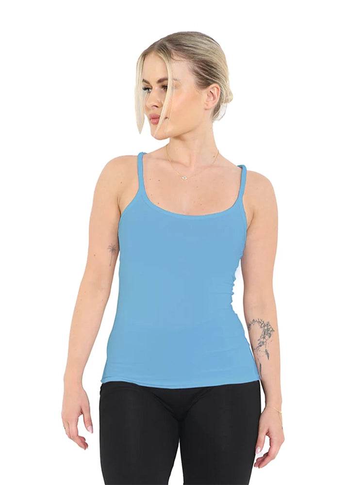 Womens Microfibre Vest Top - thefancydress.co.uk