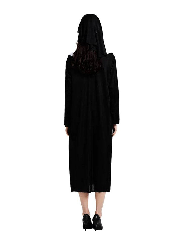Womens Nun Costume Dress With Headpiece - thefancydress.co.uk