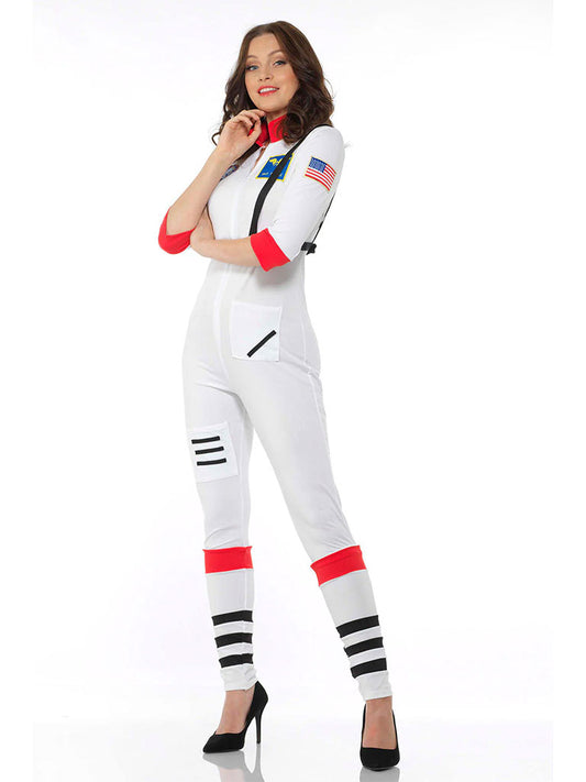 Womens Astronaut Space Suit Dress-up Costume