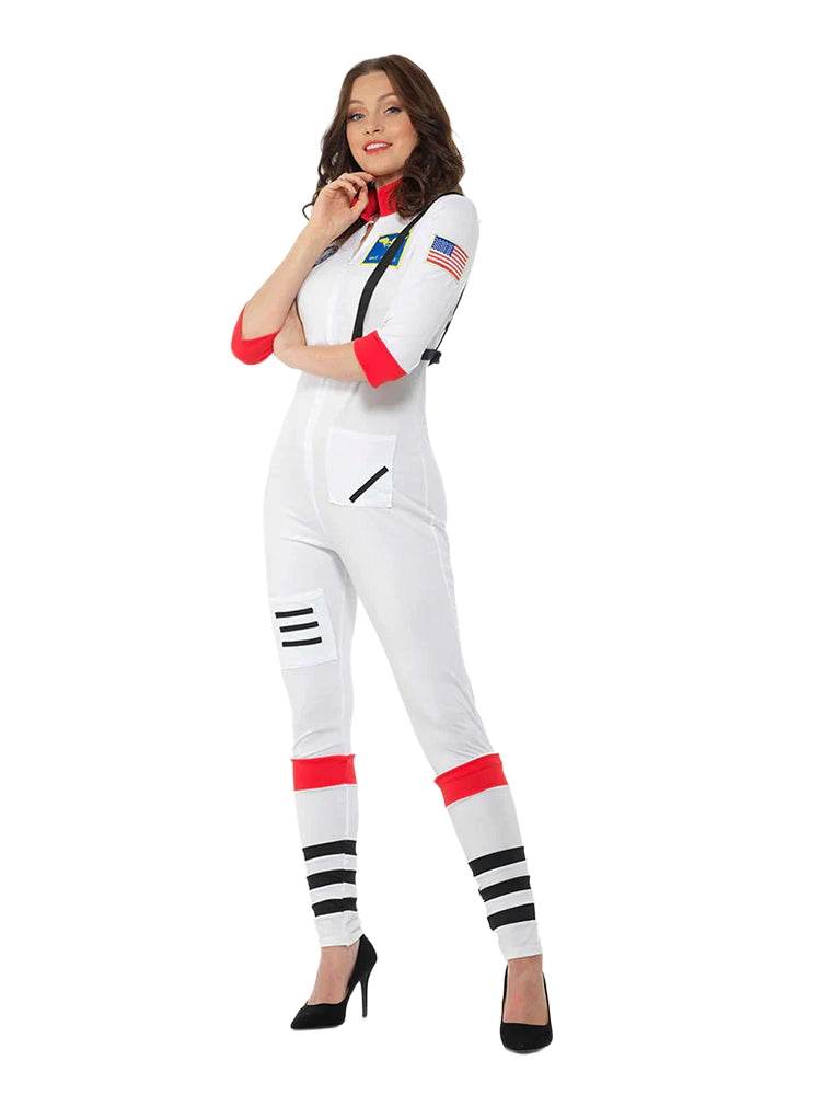 Womens Astronaut Space Suit Dress-up Costume - thefancydress.co.uk