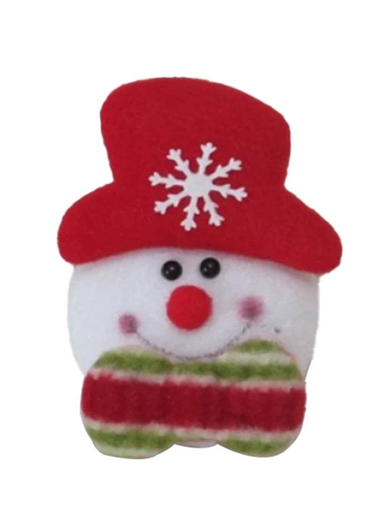 Christmas Snowman Brooch - thefancydress.co.uk