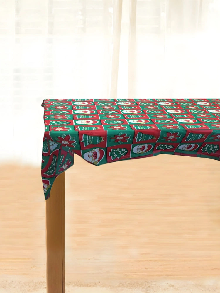 Christmas Santa & Tree Table Cover