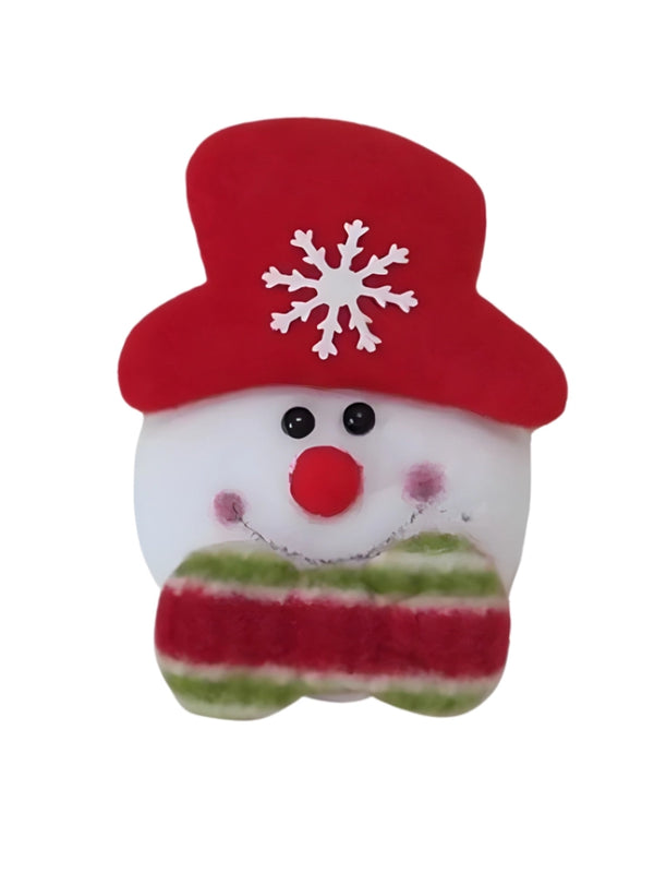Christmas Snowman Brooch