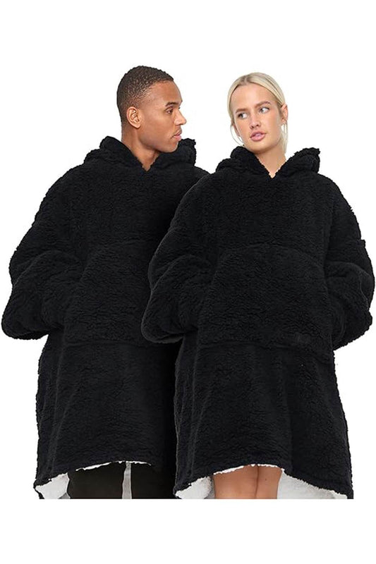 Adult Hoodie Blanket Teddy Fabric - thefancydress.co.uk