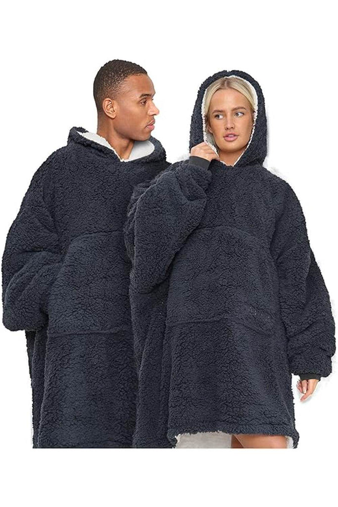 Adult Hoodie Blanket Teddy Fabric - thefancydress.co.uk