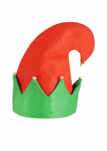Adult Elf Hat With Bells