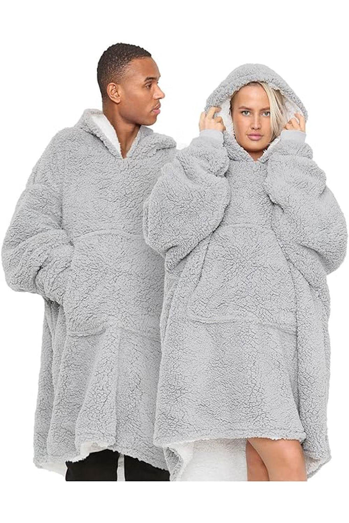 Adult Hoodie Blanket Teddy Fabric - thefancydress.co.uk