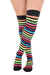Striped Over The Knee Thigh High Socks
