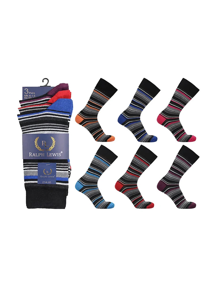 Active Star Men's Cotton Mix Socks (Assorted Colours)